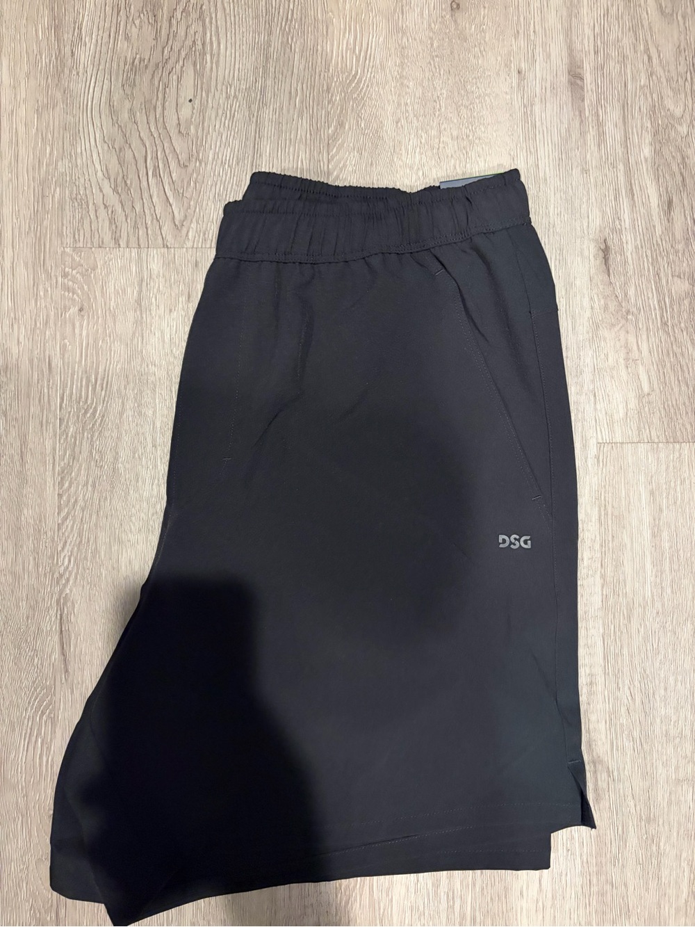 DSG Black Men's Athletic Shorts with Side Pockets